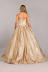 Cinderella Couture Multi Color Metallic Glitter Ball Gown for Women, Sizes XS-XL - SophiasStyle.com